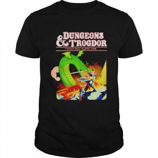 Dungeons And Trogdor Fantasy Role Playing Game Shirt