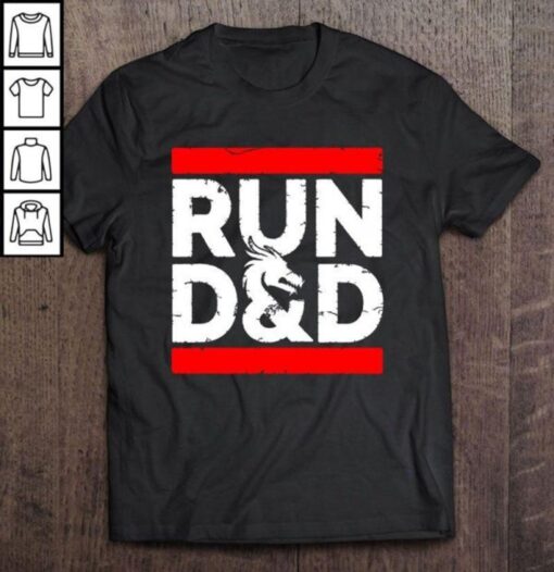 Dungeons & Dragons Run D&d With Logo T-shirt