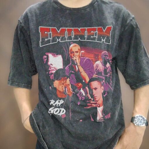 Eminem Famous Rapper Vintage T Shirt For Hip Hop Fans