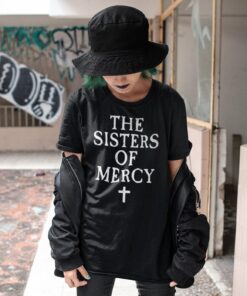 English Rock Band The Sisters Of Mercy Typography T-shirt