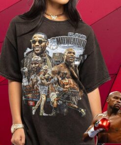 Vintagefloyd Mayweather Boxing Graphic Sports Unisex T-shirt