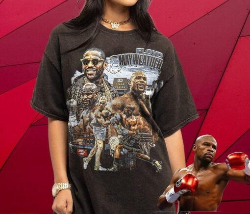 Floyd Mayweather Boxing Graphic Sports T-shirt