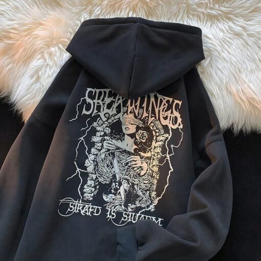 Gothic Dark Fashion Style Unisex Hoodie