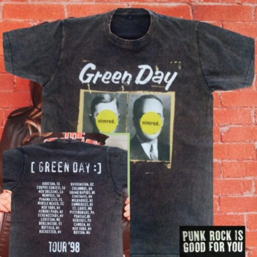 Green Day Rock Band Concert T-shirt Gift For Fans