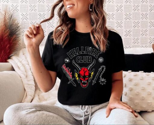 Hellfire Club Stranger Things 4 Dungeons And Dragons T Shirt