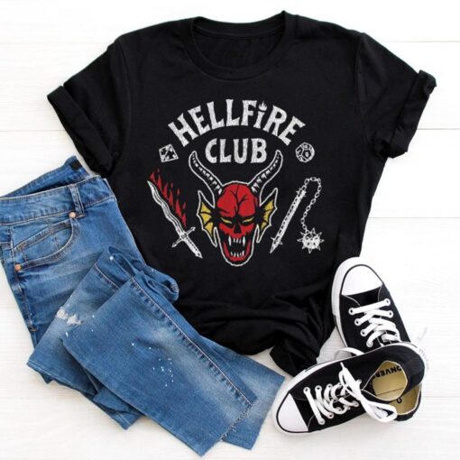 Hellfire Club Stranger Things 4 Dungeons And Dragons T Shirt