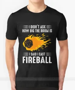 I Cast Fireball Dungeons & Dragons Vintage T-shirt