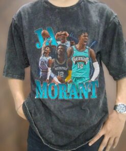 Vintage Bootleg Ja Morant Basketball Players Nba T-shirt