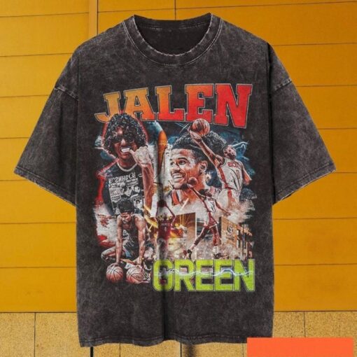 Jalen Green Basketball Players Nba Graphic Sports T-shirt