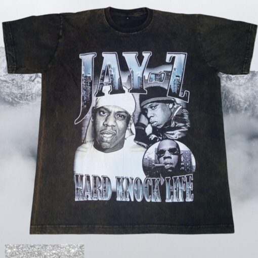 Jay Z Famous Rapper Hard Knock Life Graphic T-shirt Gift For Fans