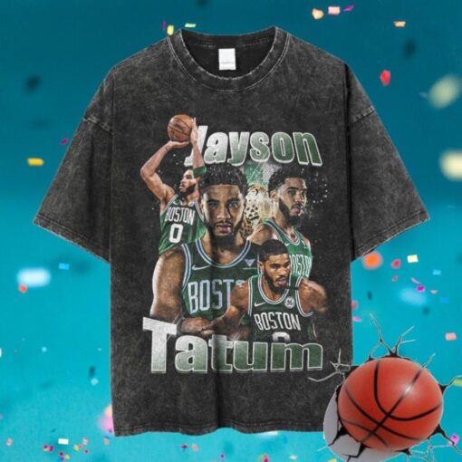 Jayson Tatum Basketball Players Nba Graphic Sports T-shirt