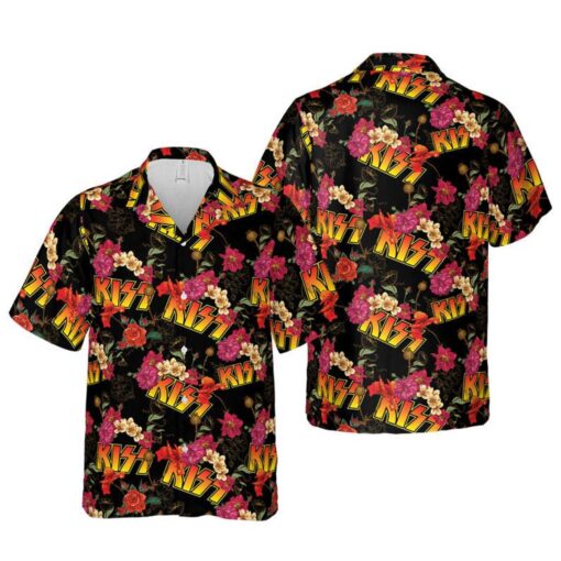 Kiss Rock Music Band Hawaiian Shirt