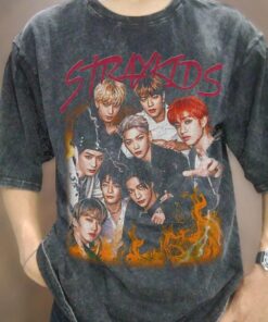 Kpop Boygroup Stray Kids Maniac Oddinary Skz Graphic T-shirt