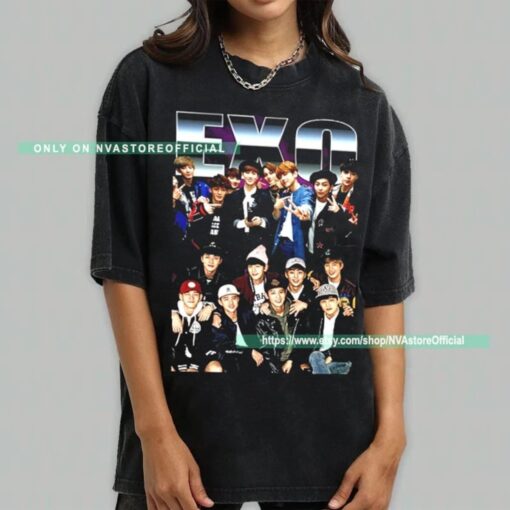 Kpop Idol Exo Unisex T-shirt For Music Fans