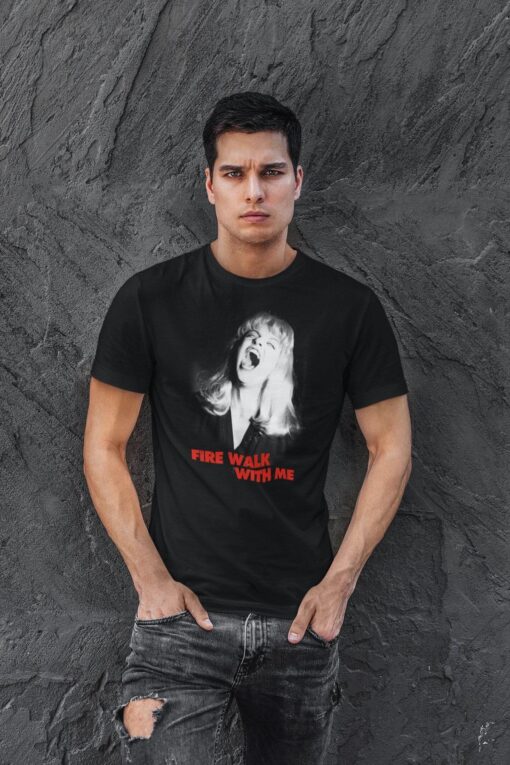 Laura Palmer Fire Walk With Me Twin Peaks Film Graphic T-shirt Gift For Fans