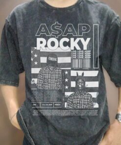 90s Retro Style Rapper Asap Rocky Pretty Flacko Shirt For Fans