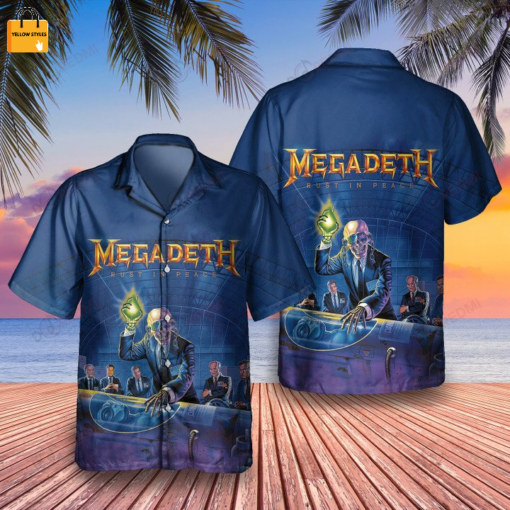 Megadeth Rust In Peace Hawaiian Shirt
