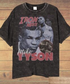 Vintage Mike Tyson Boxing Graphic T-shirt For Sports Fans