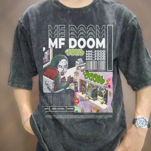 Mm Food Mf Doom Rapper Vintage T-shirt For Hip Hop Fans