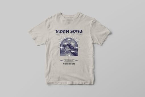 Moon Song Poster Shirt Vintage Phoebe Bridgers Graphic T-shirt