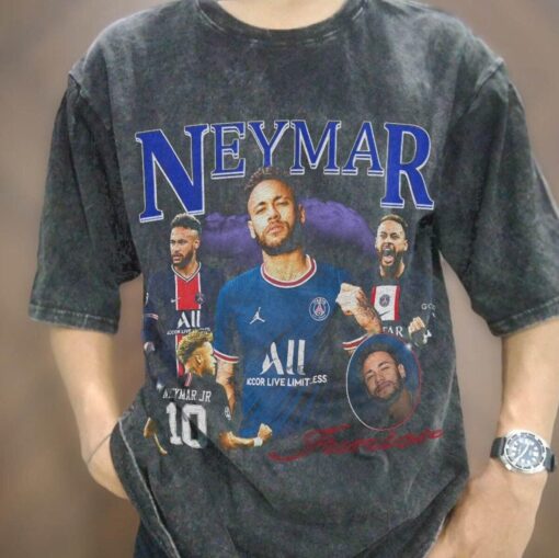 Neymar Jr Worldwide Soccer Player T-shirt For Football Fans