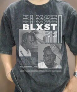 No Love Lost Blxst Rapper  Vintage T-shirt For Hip Hop Fans