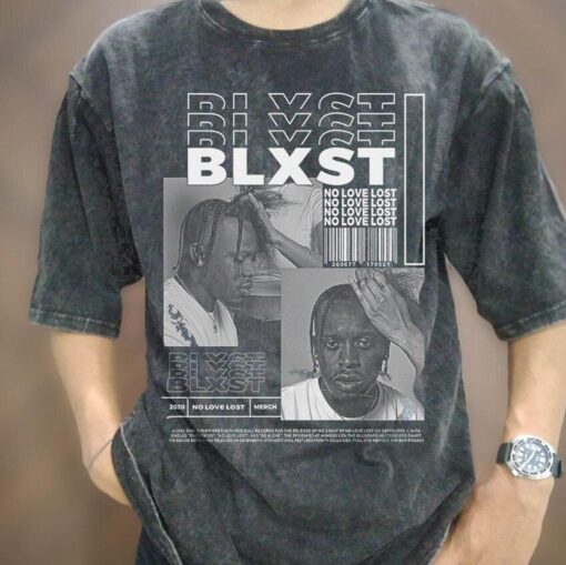 No Love Lost Blxst Rapper  Vintage T-shirt For Hip Hop Fans