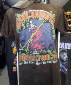 Rock Band Black Sabbath Reunion Tour ’99 Vintage T-shirt