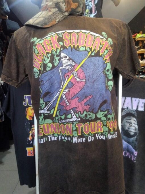 Rock Band Black Sabbath Reunion Tour ’99 Vintage T-shirt