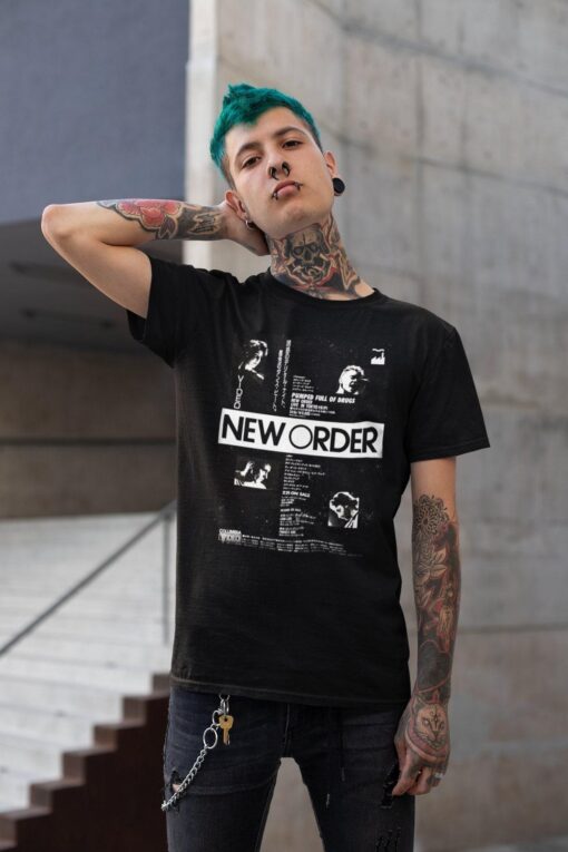 Rock Band New Order Unisex T-shirt Gift For Rock Music Fans