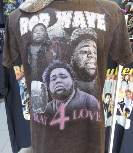 Rod Wave Pray 4 Love Vintage Graphic T-shirt For Hip Hop Fans