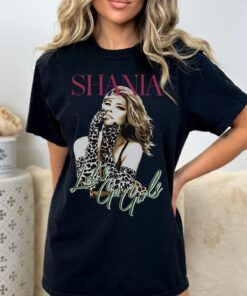 Shania Twain Concert Tshirt Vintage Style 2