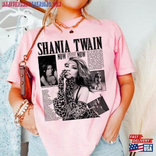 Shania Twain Lyric Shirt Now Album