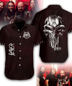 Slayer Skull Hawaiian Shirt