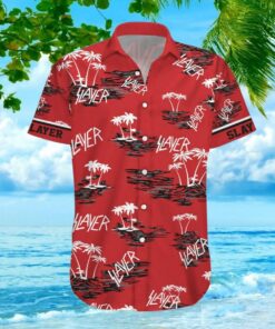 Slayer Rock Band Red Hawaiian Shirt