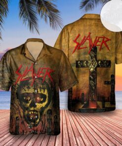 Slayer Angel Of Death Hawaiian Shirt