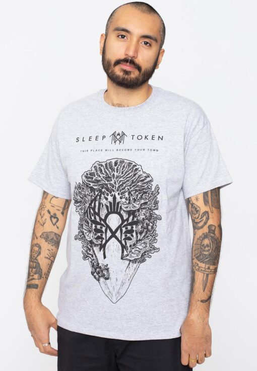 Sleep Token Coral Mask Sportsgrey