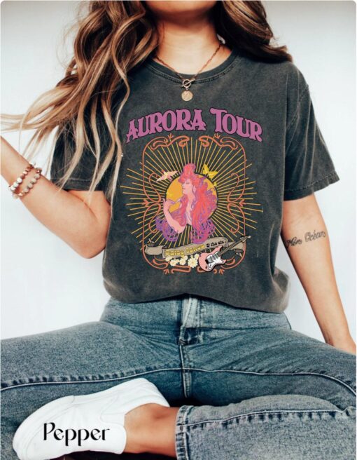 The Aurora Tour Vintage The Six Shirt