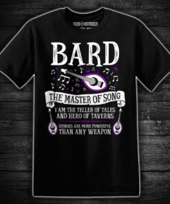 The Bard class Design Series Dungeons Dragons Unisex T shirt 2