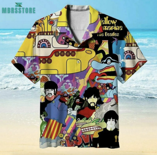 The Beatles Yellow Submarine Unisex 3d Shirt For Men Hawaiian Shirt