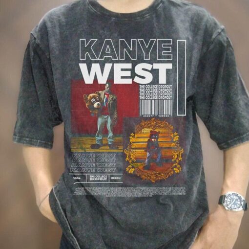 The College Dropout Kanye West Rapper Vintage T Shirt Gift For Fans