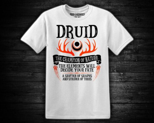 The Druid (class Design Series) Dungeons & Dragons Unisex T-shirt