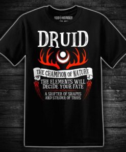 The Druid class Design Series Dungeons Dragons Unisex T shirt 2