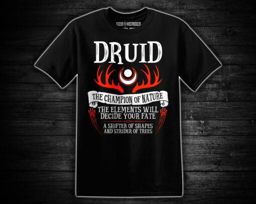 The Druid (class Design Series) Dungeons & Dragons Unisex T-shirt