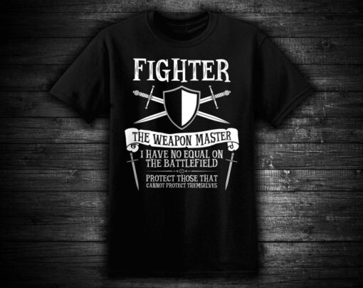 The Fighter (class Design Series) Dungeons & Dragons Unisex T-shirt