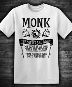 The Monk (class Design Series) Dungeons & Dragons Unisex T-shirt