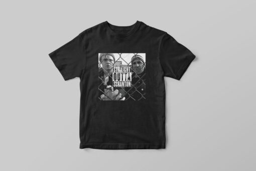 The Office Tv Series Straight Outta Scranton Graphic T-shirt