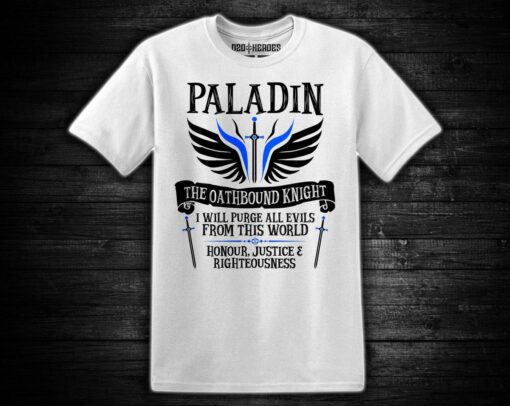 The Paladin(class Design Series) Dungeons & Dragons Unisex T-shirt