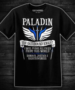 The Paladinclass Design Series Dungeons Dragons Unisex T shirt 2