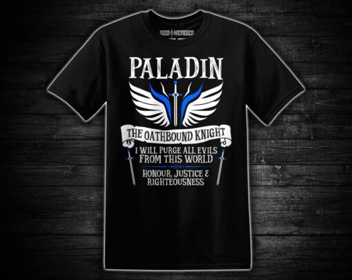 The Paladin(class Design Series) Dungeons & Dragons Unisex T-shirt